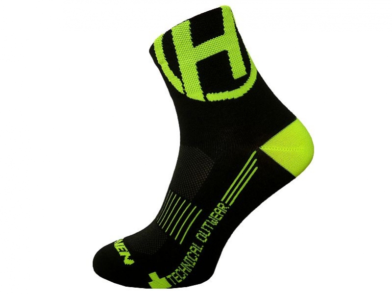ponožky HAVEN LITE SILVER NEO 2páry černo/žluté 10-12
