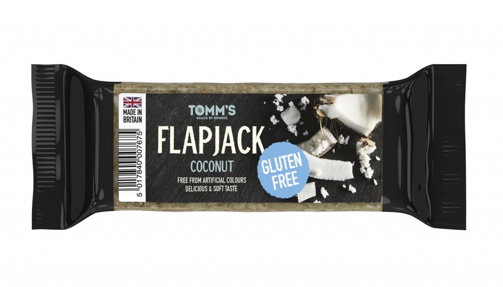 tyčinka Tomm´s Flapjack 100g kokos bezlepková exp. 09/24