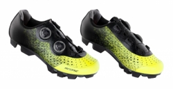 tretry FORCE MTB SCORE, fluo-černé 36