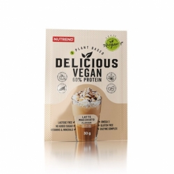 nápoj Nutrend DELICIOUS VEGAN PROTEIN 450g latte macchiato