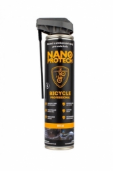 olej NANOPROTECH Bicycle spray na řetězy, rám a další části 300ml