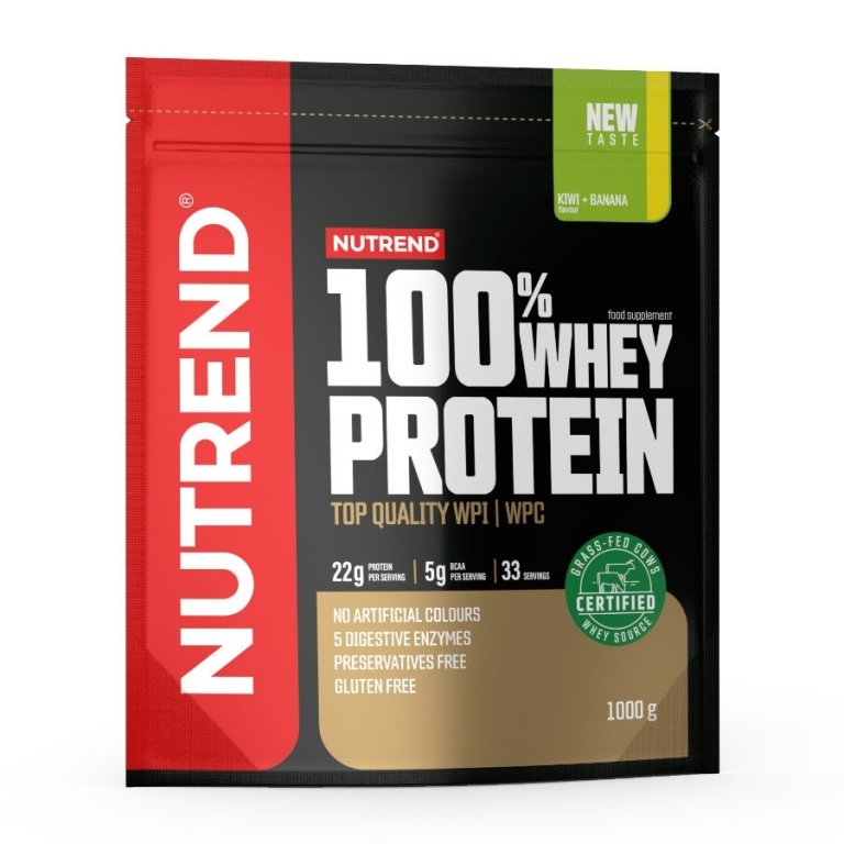 nápoj Nutrend 100% WHEY PROTEIN 1000g karamelové latté